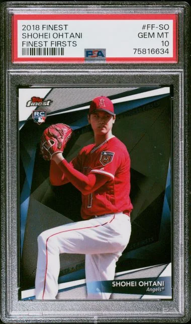 2018 Topps Finest Shohei Ohtani Firsts #FF-SO card image