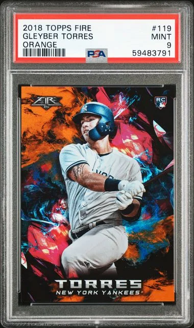 2018 Topps Gleyber Torres Fire #119 card image