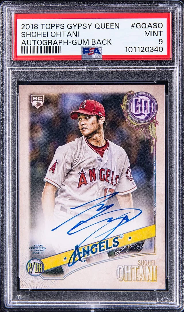 2018 Topps Gypsy Queen Shohei Ohtani Autograph Black & White #GQA-SO card image