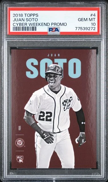 2018 Topps Juan Soto Cyber Weekend Promo #4 card image