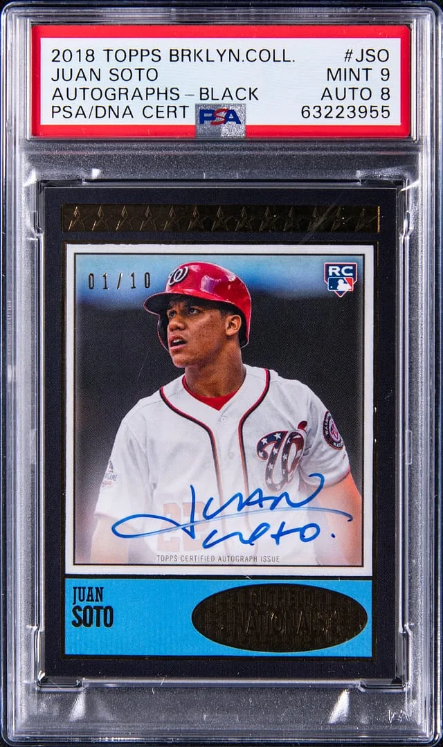 2018 Topps Juan Soto Brooklyn Collection Autographs #BC1-JSO card image