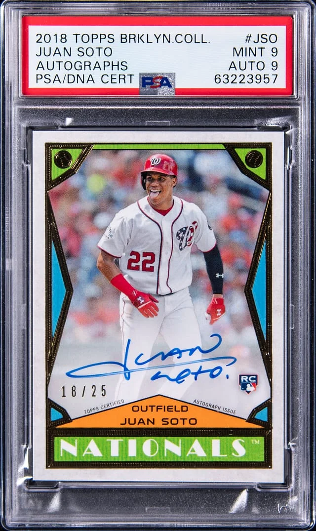 2018 Topps Juan Soto Brooklyn Collection Autographs #BC2-JSO card image