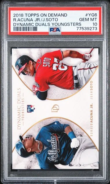 2018 Topps Juan Soto/Ronald Acuna Jr. On Demand Dynamic Duals Youngsters #Yg6 card image