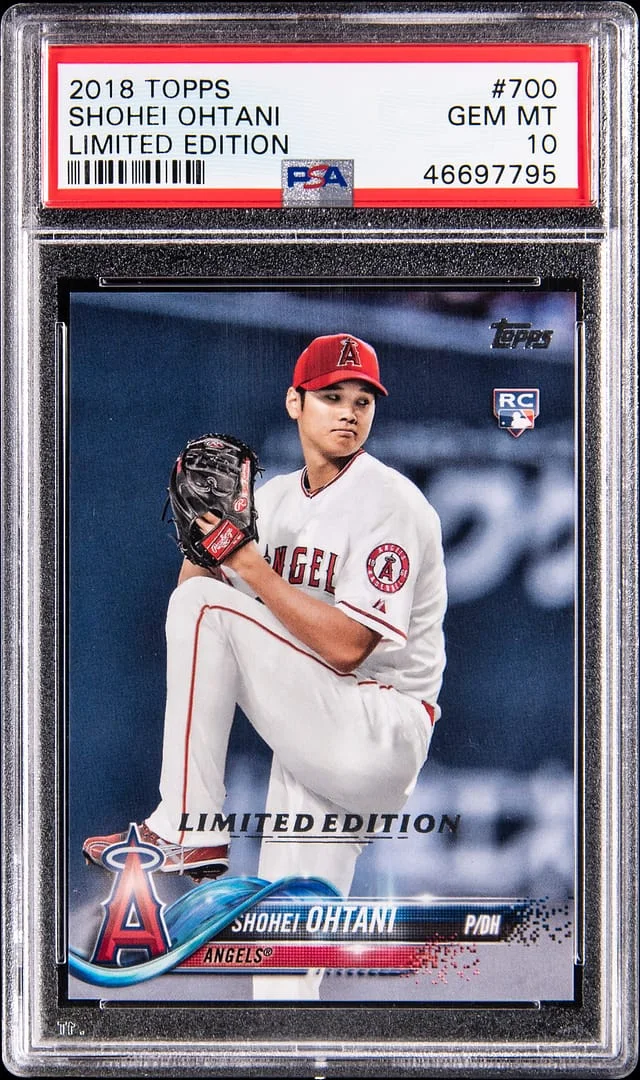 2018 Topps Limited Shohei Ohtani Edition #700 card image