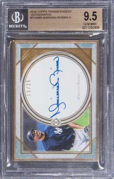 2018 Topps Mariano Rivera Transcendent Autographs #TCA-MR card image