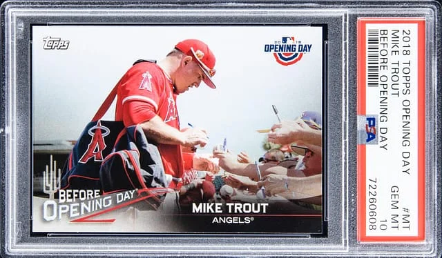 2018 Topps Mike Trout Opening Day Before Opening Day #BOD-MT card image