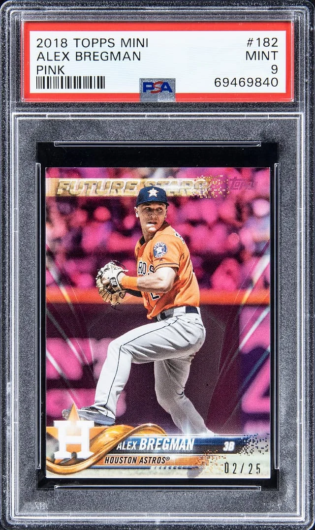 2018 Topps Mini Alex Bregman Pink #182 card image