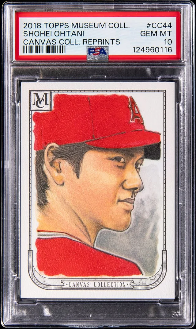 2018 Topps Museum Collection Shohei Ohtani Canvas Collection Reproduction #CC44 card image
