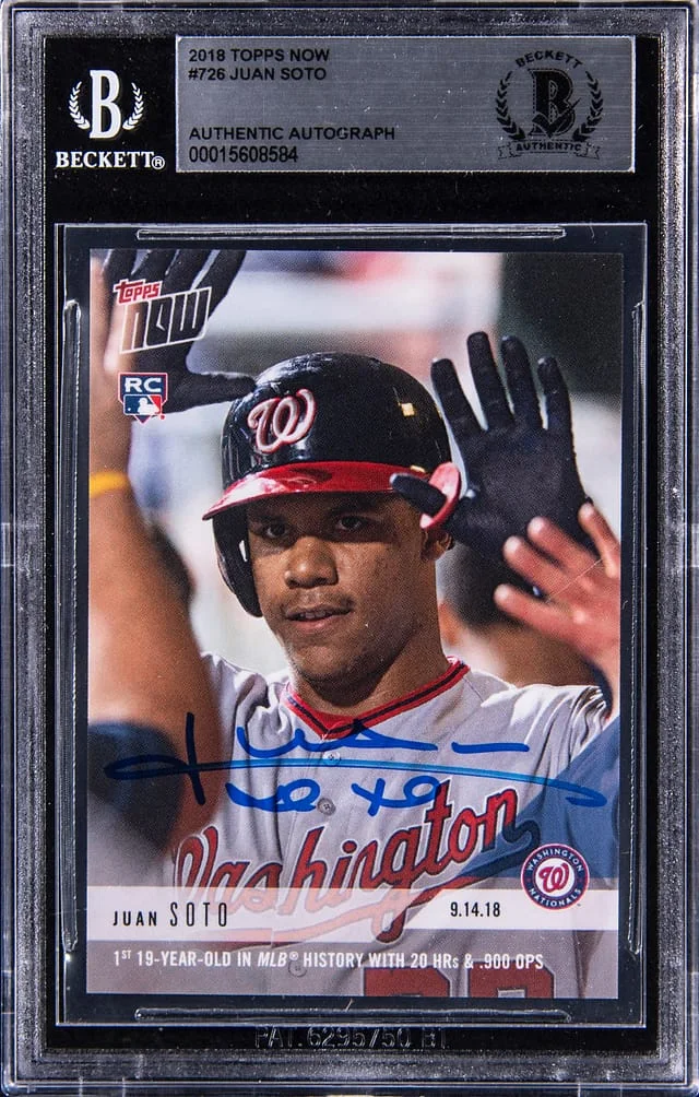 2018 Topps Now Juan Soto #726 card image