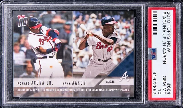 2018 Topps Now Ronal Acuna Jr #664 card image