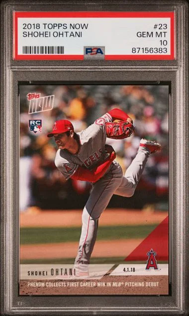 2018 Topps Now Shohei Ohtani #23 card image