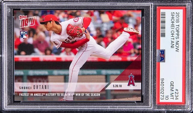 2018 Topps Now Shohei Ohtani #234 card image