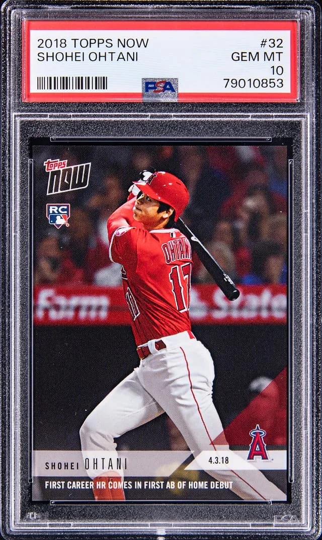 2018 Topps Now Shohei Ohtani #32 card image
