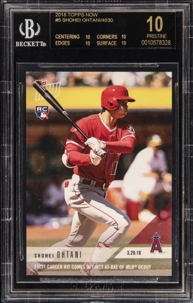 2018 Topps Now Shohei Ohtani #5 card image