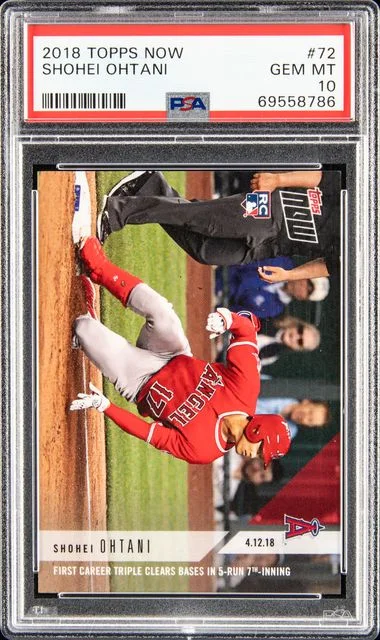 2018 Topps Now Shohei Ohtani #72 card image