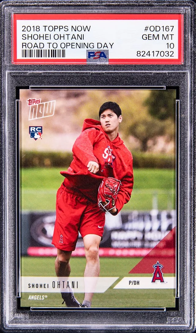 2018 Topps Now Shohei Ohtani Road to Opening Day #OD-167 card image