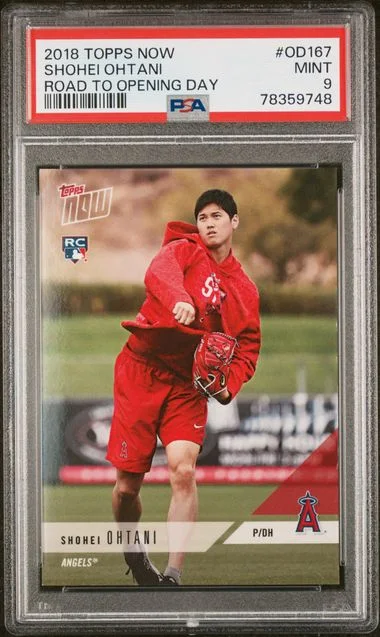 2018 Topps Now Shohei Ohtani Road To Opening Day #Od167 card image