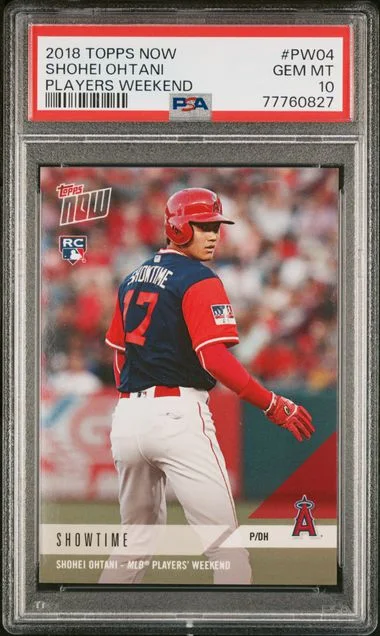 2018 Topps Now Shohei Ohtani Players Weekend #PW04 card image