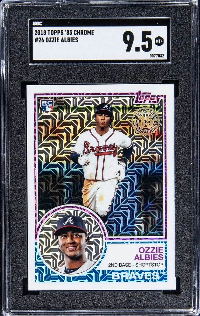 2018 Topps Ozzie Albies 1983 Chrome #26 card image