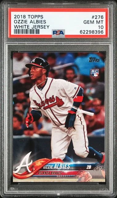 2018 Topps Ozzie Albies White Jersey #276 card image