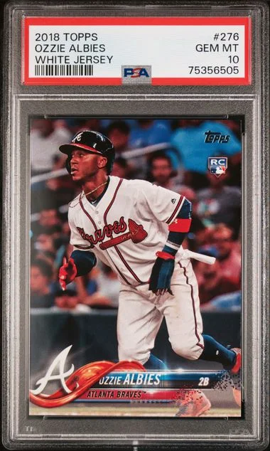 2018 Topps Ozzie Albies, White #276 card image