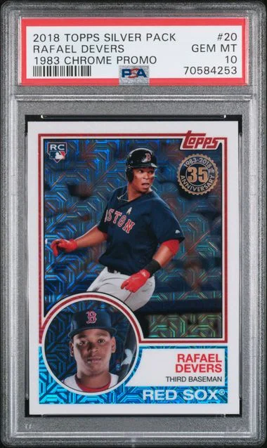 2018 Topps Rafael Devers Silver Pack 1983 Chrome Promo #20 card image