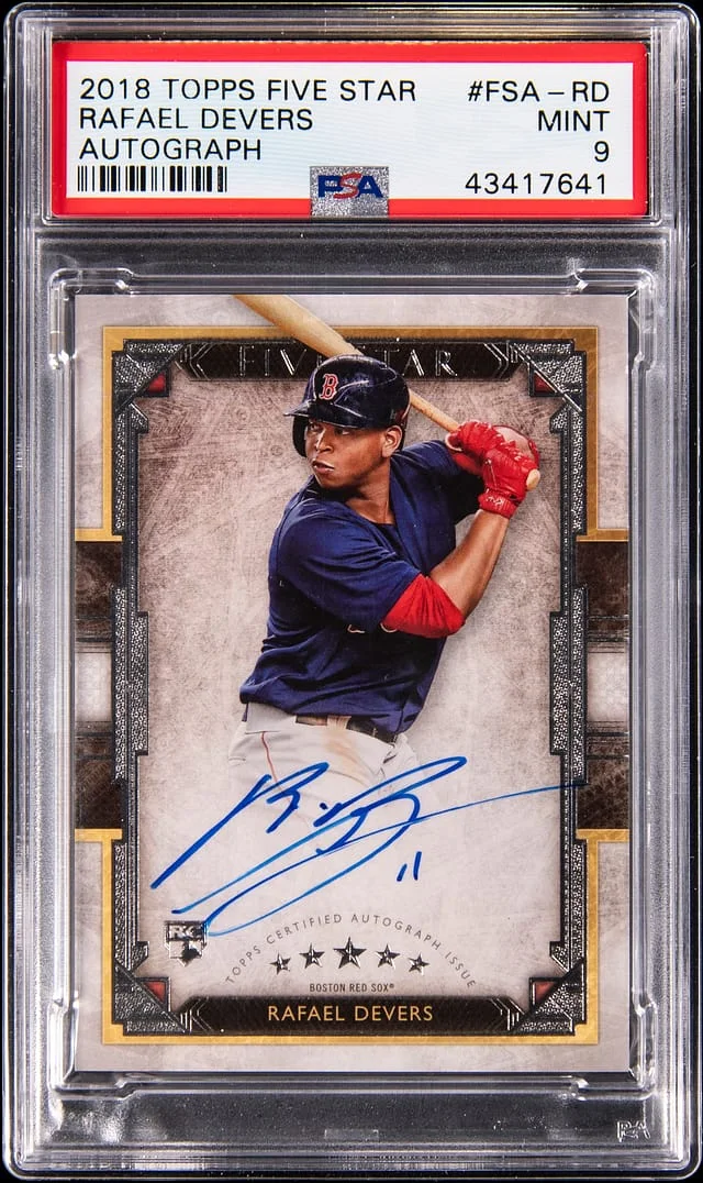 2018 Topps Rafael Devers Five Star Autograph #FSA-RD card image