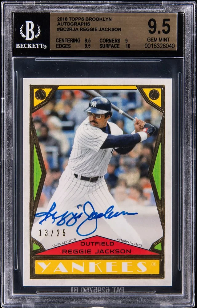 2018 Topps Reggie Jackson Brooklyn Autographs #BC2-RJA card image