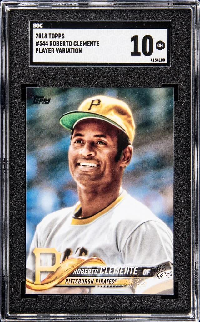 2018 Topps Roberto Clemente Player Variation #544 card image