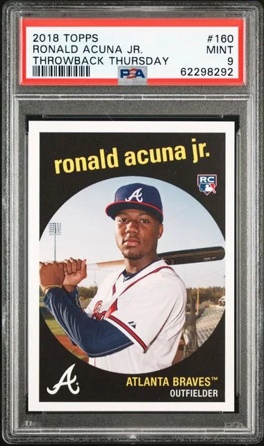 2018 Topps Ronald Acuna Jr. Throwback Thursday #160 card image