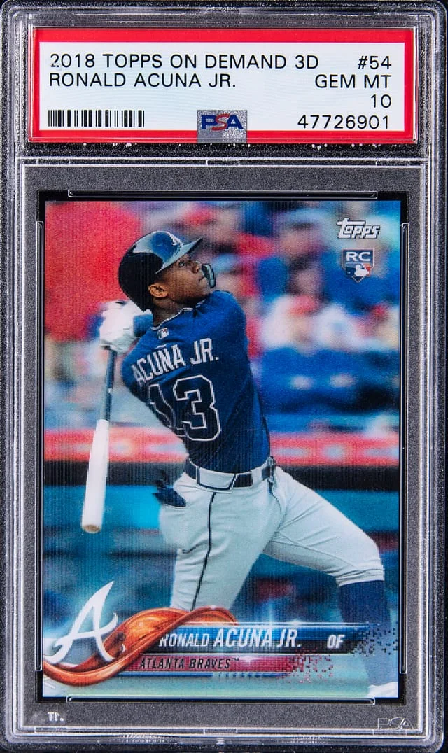 2018 Topps Ronald Acuna Jr. On Demand 3D #54 card image