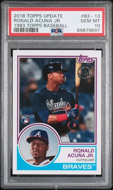 2018 Topps Ronald Acuna Jr. 1983 Topps Baseball #83-13 card image