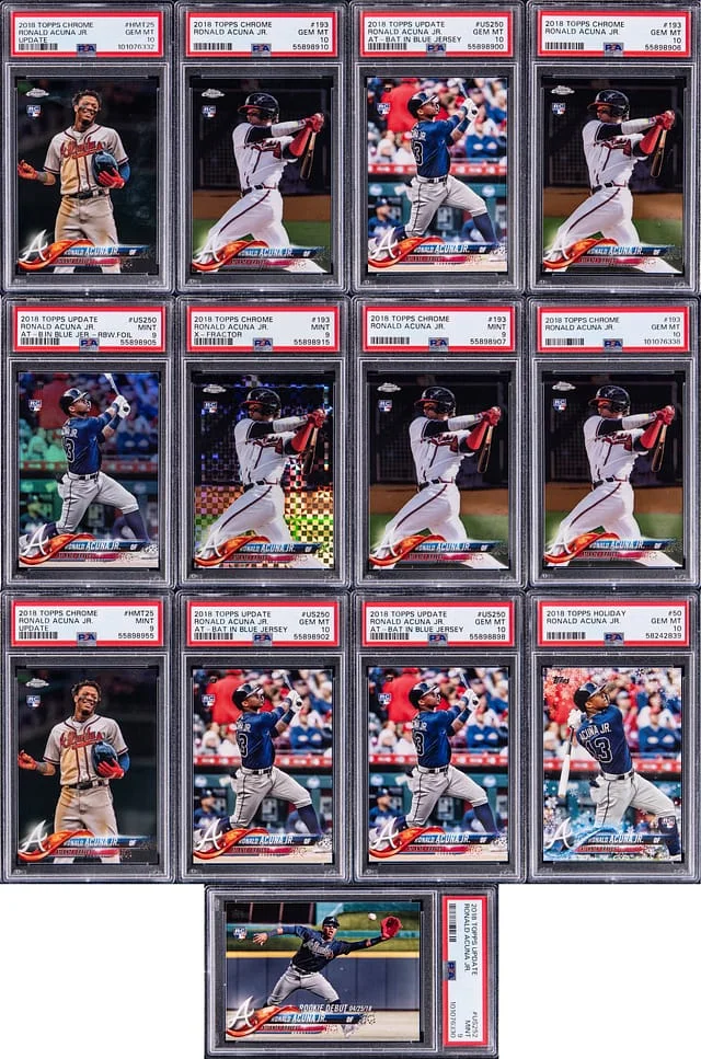 2018 Topps Ronald Acuna Jr. #no-number card image