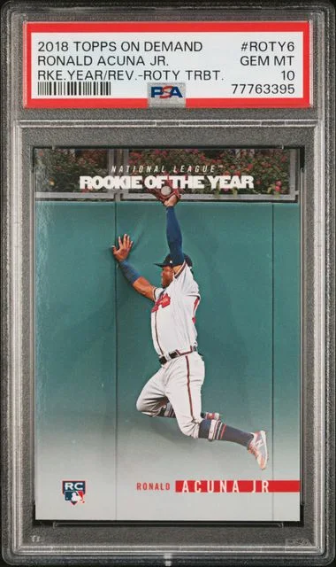 2018 Topps Ronald Acuna Jr. On Demand Year In Review Of The Year Tribute #Roty6 card image