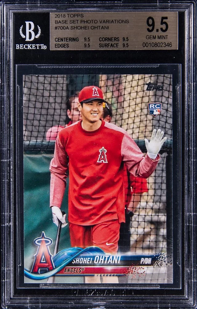 2018 Topps Shohei Ohtani Base Set Photo Variations #700A card image