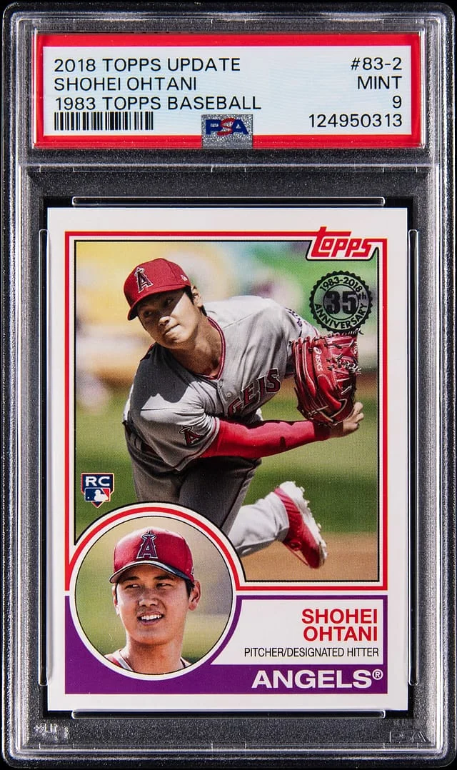 2018 Topps Shohei Ohtani 1983 Topps Baseball #83-2 card image