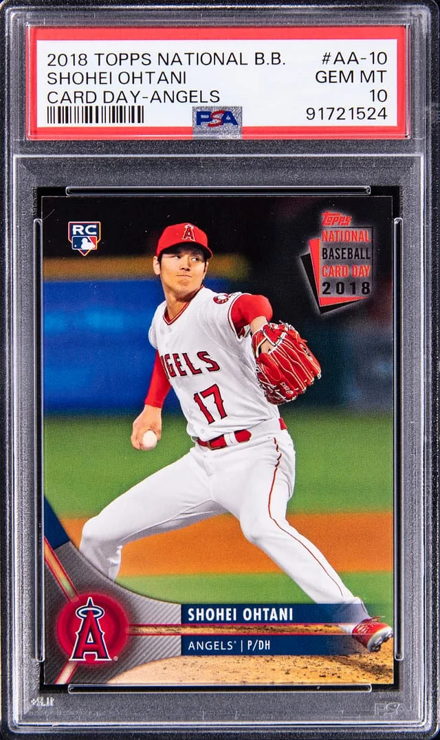2018 Topps Shohei Ohtani National B.B Card Day - Angels #AA-10 card image
