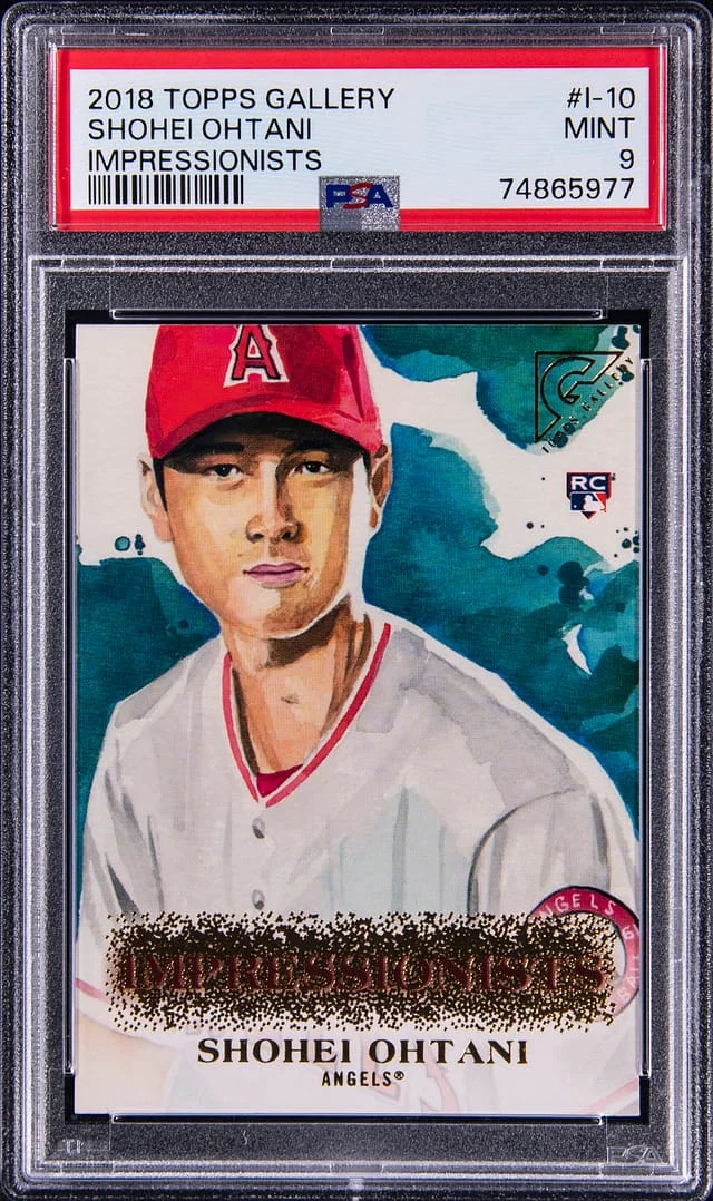 2018 Topps Shohei Ohtani Gallery Impressionists #I-10 card image