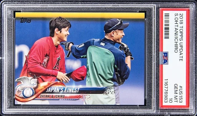 2018 Topps Shohei Ohtani, Ichiro Gold #US153 card image