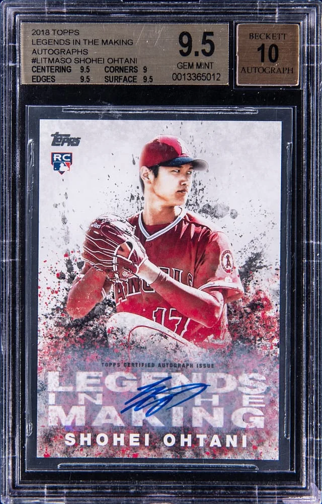 2018 Topps Shohei Ohtani Legends In The Making #LITM-2 card image