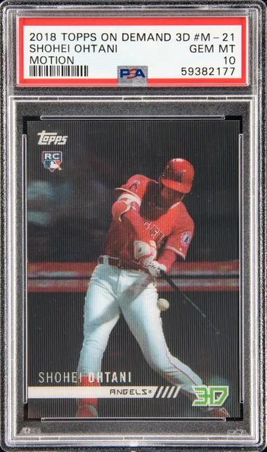 2018 Topps Shohei Ohtani On Demand 3D Motion #M-21 card image