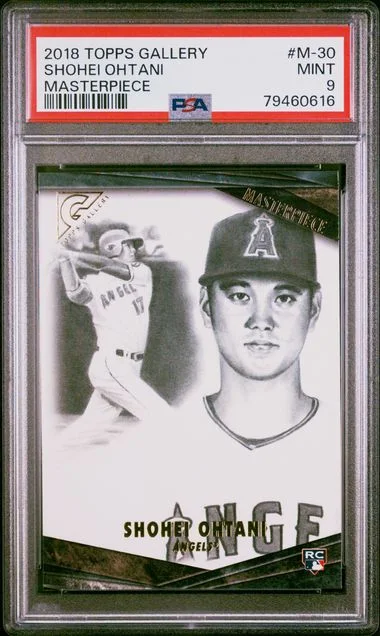2018 Topps Shohei Ohtani Gallery Masterpiece #M-30 card image