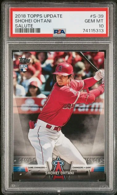 2018 Topps Shohei Ohtani Salute #S-39 card image