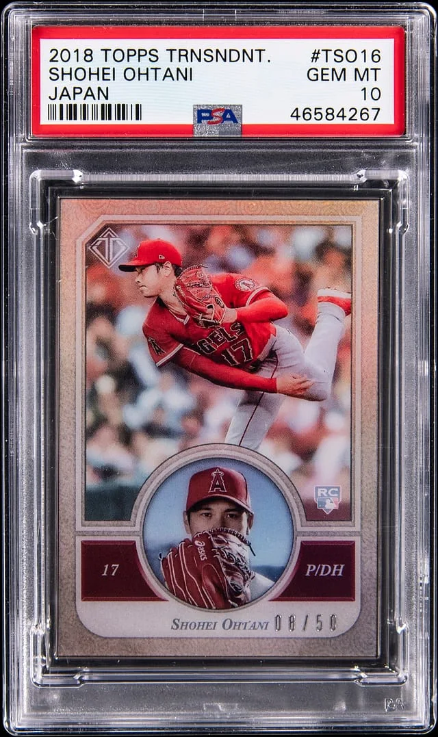 2018 Topps Shohei Ohtani Transcendent Japan #T-SO16 card image