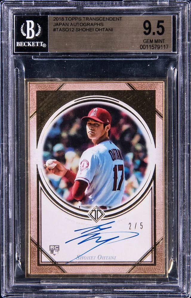 2018 Topps Shohei Ohtani Transcendent Japan Autographs #TA-SO12 card image