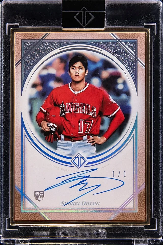 2018 Topps Shohei Ohtani Transcendent Collection Japan Edition Autographs Platinum #TA-SO13 card image