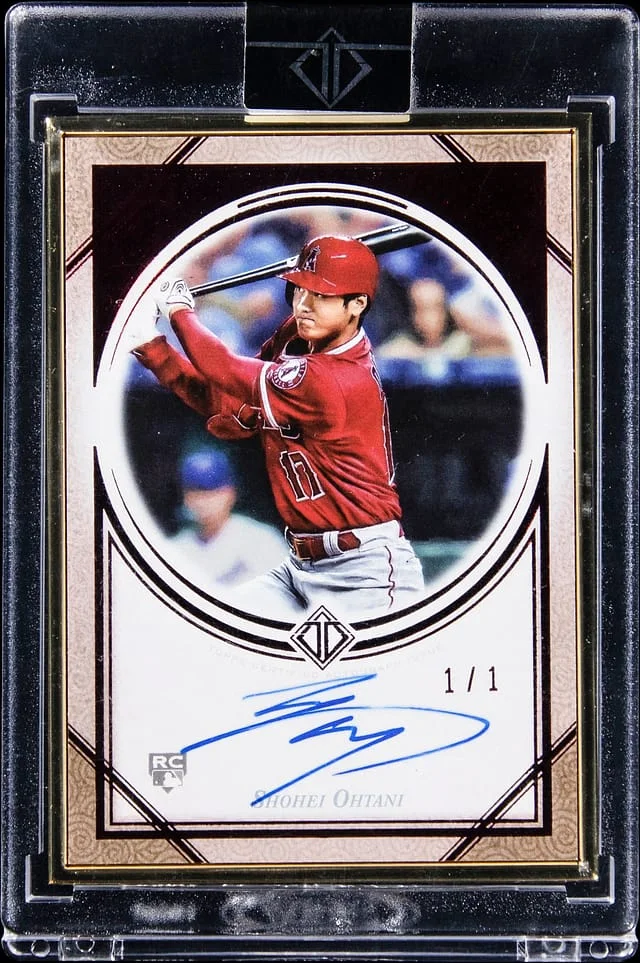 2018 Topps Shohei Ohtani Transcendent Collection Japan Autographs Red #TA-SO15 card image