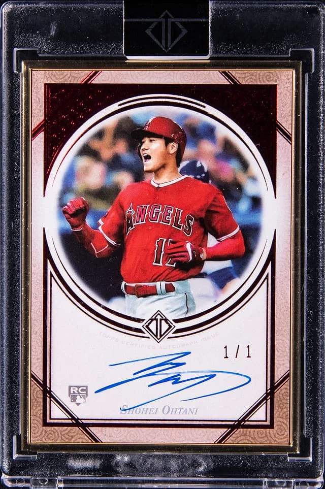 2018 Topps Shohei Ohtani Transcendent Collection Japan Edition Autographs Red #TA-SO28 card image