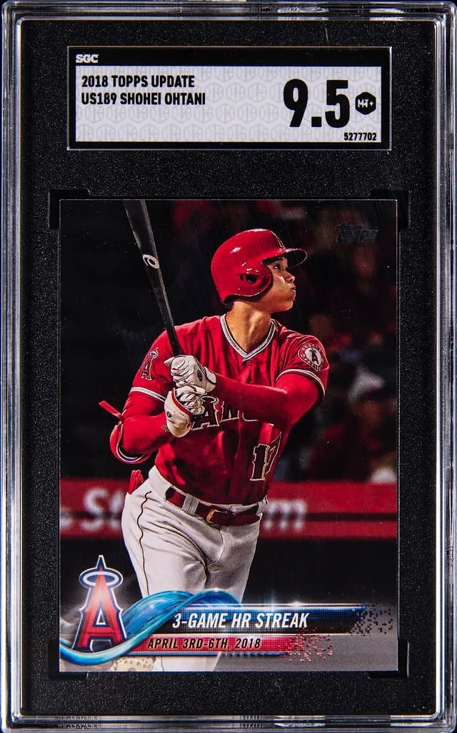 2018 Topps Shohei Ohtani Updated #US189 card image
