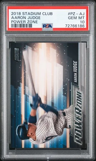 2018 Topps Stadium Club Aaron Judge Power Zone #PZ-AJ card image